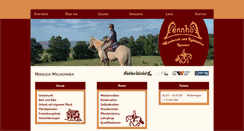 Desktop Screenshot of fennhof.de